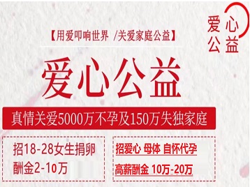 钟楼捐卵助孕生子 爱心志愿者招募